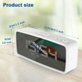 thumbnail image 4 of Labymos 5.1 Inch LED Display Electric Alarm Clock 2 in 1 (Radio+Clock) Desktop Mirror Clock, 4 of 8