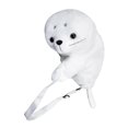 thumbnail image 1 of Cute Seal Backpack Plush Animal Bag for Women, Adjustable Soft Travel Bag, White Casual Outdoor Gift, 1 of 2