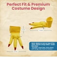 thumbnail image 3 of Adult Chicken Rooster Bird Claws Hands or Feet Foot Yellow Shoe Top Covers Costume Accessory, 3 of 9