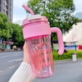 thumbnail image 6 of 920ml Large Capacity Handheld Water Bottle Leakproof Sports Water Bottle Ice Bar Water Cup Large Capacity Straw Drop Proof Portable Water Cups with Straw for Sports Office, 6 of 6