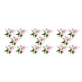 thumbnail image 4 of Kearding 5X flor artificial planta falsa decoración de la boda mano de obra tamaño compacto atractivo arreglo duradero jardín rosa Type1 NO1, 4 of 6