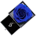 thumbnail image 2 of Caja de Rosas Eternas Reales Hechas a Mano, con Collar de Regalo en 100 Idiomas, Regalos de Rosas para Mujer para el Día de San Valentín, Día de la Madre, Aniversario (Rojo) (Rojo-1) Vhermosa MZQ-1196-2, 2 of 5