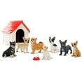 thumbnail image 2 of Toymany 12PCS Mini Dog Figurines Toy Set, Realistic Detailed Plastic Puppy Figures Playset, Hand Painted Dogs Animals Toy, Cake Toppers Easter Eggs Christmas Birthday Gift for Kids Toddlers, 2 of 9