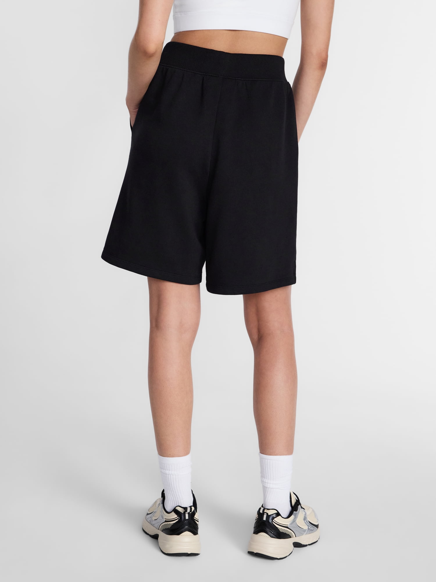 Athletic Works Women's and Women's Plus Bermuda Shorts, 7'' Inseam, Sizes XS-4X