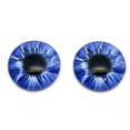 thumbnail image 2 of Intense Ice Blue Human Inspired Glass Eyes, 2 of 9