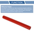 thumbnail image 4 of Unique Bargains 1pcs 10mm 0.39" ID 200mm 7.87" Length 0° Red Car Silicone Hose Universal, 4 of 7
