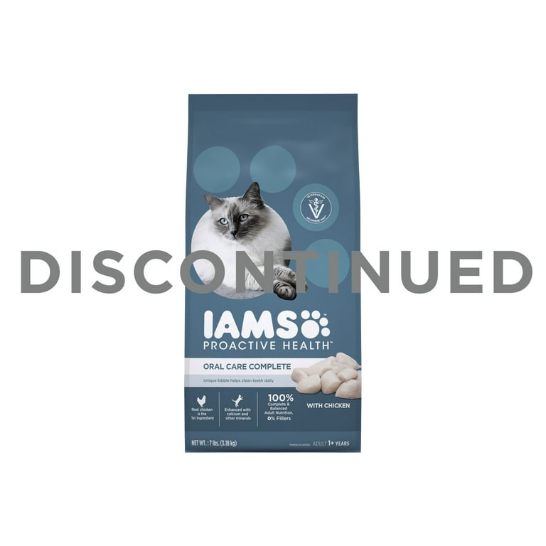 IAMS PROACTIVE HEALTH Oral Care Complete Adult Dry Cat Food with Chicken 7 Pound Bag