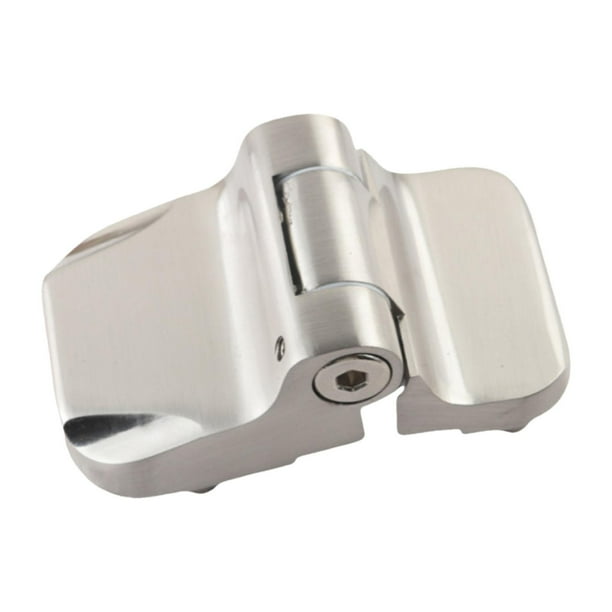 Bisagra para baño público, bisagra para puerta divisoria de baño, resistente, fácil de instalar, bisagras de resorte, accesorios para mamparas de baño 102 x 60 mm