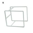 thumbnail image 4 of Wosthever Estante multifuncional para secar platos, organizador práctico y espacial, organizador de platos apilable, elegante Organizadores de utensilios de cocina Blanco S, 4 of 6