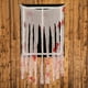 thumbnail image 5 of Cortina de Puerta Sangrienta de Halloween | Decoración de Tiras de Tela Roja de Terror | Decoración para Fiestas Embrujadas En Interiores y Exteriores | Fácil de Instalar, para Colgar En La Pared de, 5 of 6