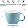 thumbnail image 2 of Taza de café grande de porcelana de 30 onzas para sopa, café, té, helado, fruta, cereales, leche, cacao y bebidas calientes, taza de sopa XXL, taza de ensalada ramen, apta para lavaplatos,, 2 of 4
