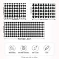 thumbnail image 2 of Yayeee Pillowcase Standard Size Set of 2 Satin Wrinkle Resistant Envelope Pillow Case, Black and White Geometric, 2 of 8