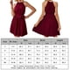 thumbnail image 2 of Vestido acampanado para mujer Sin mangas Cuello halter Vestidos de playa Color sólido para cóctel FLhrweasw Para estrenar, 2 of 7