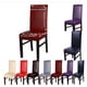 thumbnail image 4 of Funda para silla de comedor Billuyoard PU Rayas rojo vino, 4 of 6