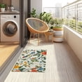 thumbnail image 4 of Yayeee Doormat for Indoor Entrance 32" x 20" Non Slippery Floor Rug, Green Floral Pattern, 4 of 8