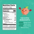 thumbnail image 6 of PUNCHY PEACH All Natural Fruit Snacks, Healthy Snack Pack, Real Fruit! Gluten Free, Non GMO, Vegan, Fiber packed, Low Fat, Kosher, Variety Pack, Great For Adding To Gift Box, 1.0 oz (Pack of 12), 6 of 7