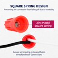 thumbnail image 3 of Conectores de cable ZONE INDUSTRY CORP. 500 unidades AWG22-10, color rojo UL, 3 of 7