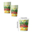 thumbnail image 3 of Circus Carnival Party Decoration Disposable Paper Cups, 7" Mexican Striped Paper Cups, for Tacos, Snacks, Desserts, Cinco de Mayo Party Supplies, and Birthday Table Decor, Yellow Green Red, 3 of 6