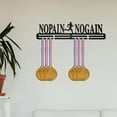 thumbnail image 1 of Estante de exhibición de medallas para correr, exhibición de medallas de carreras, ganchos montados en la pared para colgar, soporte para medallas de, 1 of 8