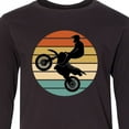 thumbnail image 4 of Inktastic Dirt Biking Motocross Retro Long Sleeve Youth T-Shirt, 4 of 5
