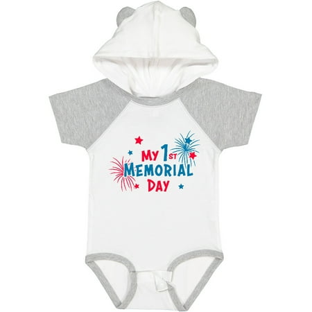 

Inktastic My 1st Memorial Day Gift Baby Boy or Baby Girl Bodysuit