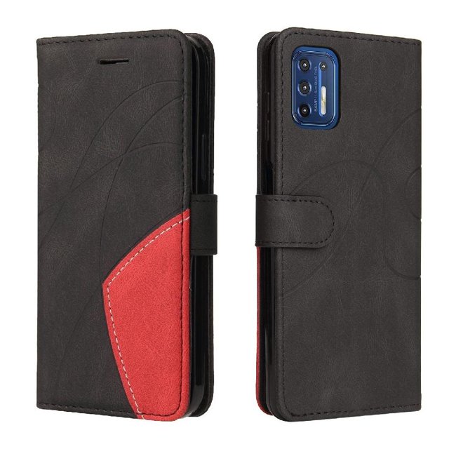 GANGXUN Flip Case for Motorola MOTO G9 Plus – Leather Wallet Cover with Card Slots, Kickstand & Color Stitching Protective Folio