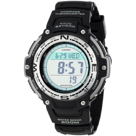 Temp Compass Mens Watch - Casio Men's Digital Compass Twin Sensor Sport Watch
