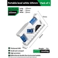thumbnail image 2 of Portable Magnetic Pocket Level Gauge Mini Protractor With Metric Ruler Woodworking Level Gauge Horizontal & Vertical Measure ,Woodworking Protractor, 2 of 6