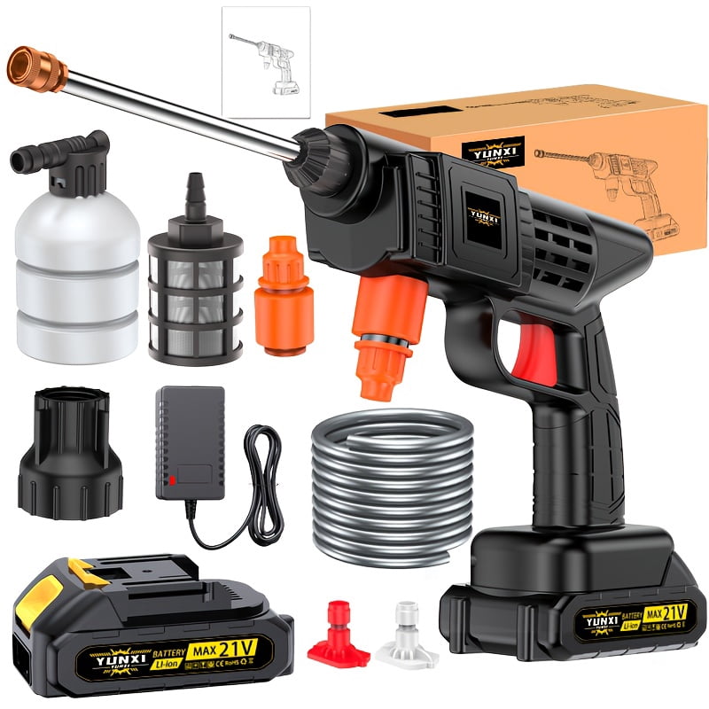 2026 Cordless Pressure Washer – Portable High-Pressure Hydro Washer with Lithium Battery for Car, Garden, Floor, Fence, and Balcony Cleaning