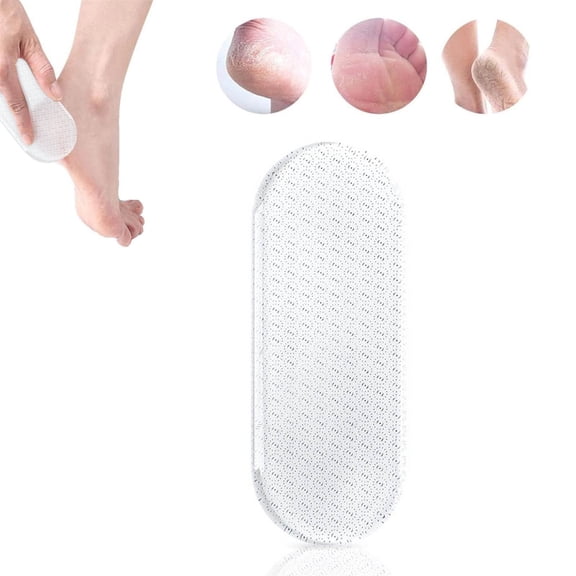 pstuiky Lima de pie de cristal, removedor de callos, lima de pie de cristal para talones, removedor de piel muerta de los pies
