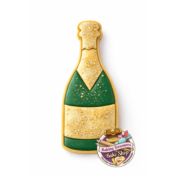 Celebration Bottle Cookie Cutter with Size Option