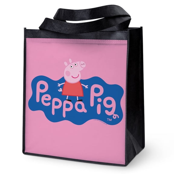 CafePress - Peppa Pig - 12"x 13", 100% Recycled, Reusable Grocery Bag