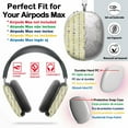 thumbnail image 2 of Protective Cover for AirPods Max Egypt=2 Headphones Aesthetic Print Snap On Cases, 2 of 5