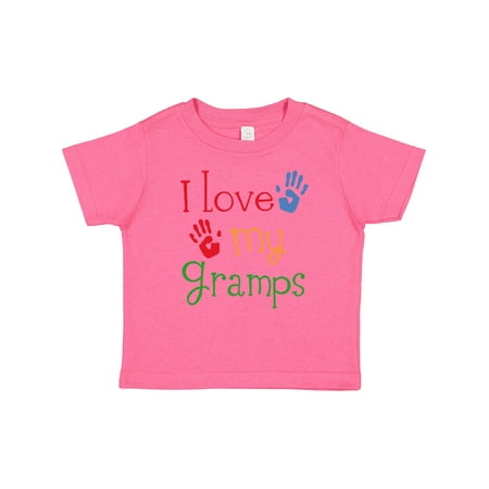 

Inktastic I Love My Gramps Cute Grandkids Gift Baby Boy or Baby Girl T-Shirt