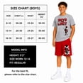 thumbnail image 6 of Quad Seven Boys Short Set Printed Graphic Short Sleeve Shirt & French Terry Matching Shorts 2 Piece, 6 of 7
