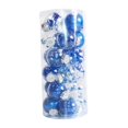 thumbnail image 4 of 24 Piezas de Adornos de Bolas de Navidad BLESIY Decoración Colgante Azul Oscuro, 4 of 8