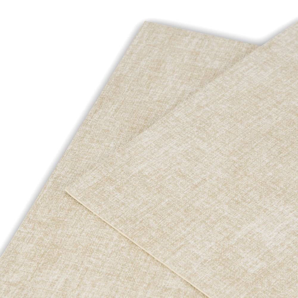 Ala Carte by Dainty Home Amalfi Linen Textured Faux Leather Placemats – Set of 4, Reversible, Non-Slip, Washable, Heat & Tear Resistant – 12x18 in Dining Table Mats