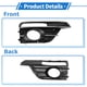 thumbnail image 5 of 1pc Cubierta de Rejilla de Luz Antiniebla Frontal Derecho para Volkswagen Beetle 2016-2019 No.5C5854662J ABS Negro Tono Plateado, 5 of 7