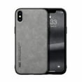 thumbnail image 3 of Luxury Leather Case for iPhone XS Max, Magnetic Attraction Inside Silky Feel Protective Cover for iPhone XS Max (6.5 Inch),Lightgray, 3 of 3