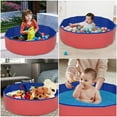 Collapsible Kiddie Pool Hard Plastic Dog Pool Ball Pit Portable Pet