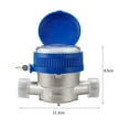 thumbnail image 3 of Smart Water Meter Water Meter Flow Measuring Instruments Home Measuring Tools With Copper Fittings Accessories ,Remotely Monitoring Leaking, 3 of 6
