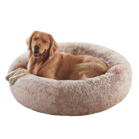 Cama para perros Still Donut Calming Fluffy de 36 cm para perros grandes