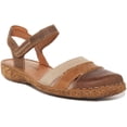 thumbnail image 1 of Josef Seibel Rosalie 44 Women's Ankle Strap Leather Sandal In Brandy Size 8.5, 1 of 6