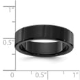 thumbnail image 4 of Auriga Fine Jewelry Stainless Steel Brushed and Polished Black IP-plated Grooved 6mm Men's Band Size 7.5, 4 of 7
