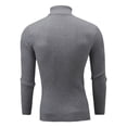 thumbnail image 4 of Catégorie de Produit Gilet Chandail Hommes%27s – Couche de Base Tricotée Classique avec Col Haut et Motif Floral Rétro, 4 of 4