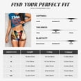 thumbnail image 2 of Athletic Shorts for Women, Colorful Art Dog Seam Womens Shorts High Waisted Sport Running Workout Gym, 2 of 8