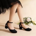 thumbnail image 3 of Zapatos de Vestir para Niña DREAM PAIRS KKUMPU2501 Negro Talla 6, 3 of 6