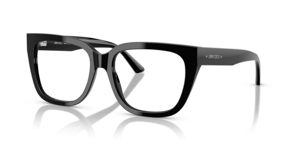 ちゃえ Jimmy Choo 269 Full Rim Rectangular Black Eyeglasses - Walmart.com