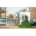 thumbnail image 2 of Ahgly Company Machine Washable Indoor Square Transitional Deep Emerald Green Area Rugs, 6' Square, 2 of 7