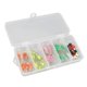 thumbnail image 4 of Fishing Lures Kit Silicone Baits TPE Soft T Tail with Fishing Hooks Transparent Carrying Box for Freshwater Saltwater, 4 of 4